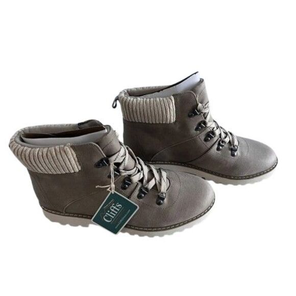Cliffs By White Mountain Women's Connie Bootie by Cliffs,  Ice Fabric, 6.5M - Picture 4 of 5